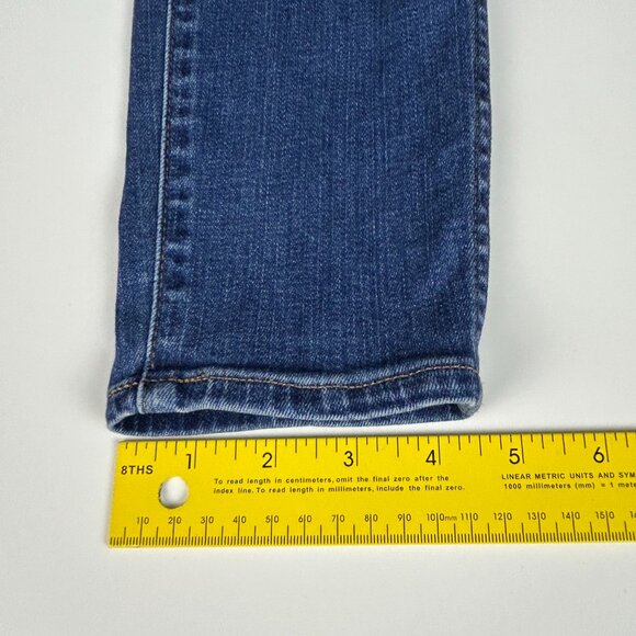 Madewell Jeans Womens 27 Roadtripper Skinny 10" High Rise Supersoft Blue Stretch - Picture 12 of 16